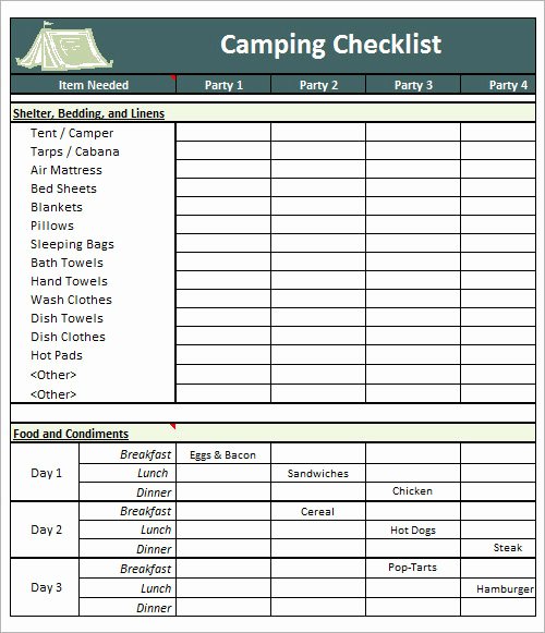 Campground Business Plan Template Awesome Checklist Template Download Documents In Pdf Word