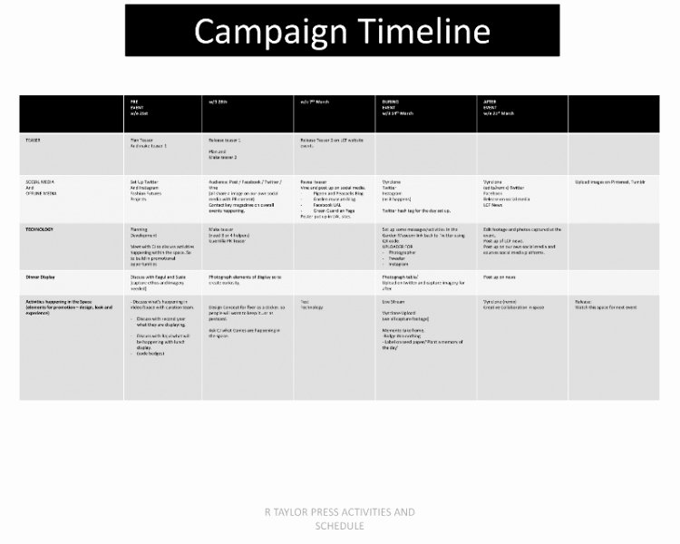 Capital Campaign Plan Template Beautiful Garden Museum Lunch Project