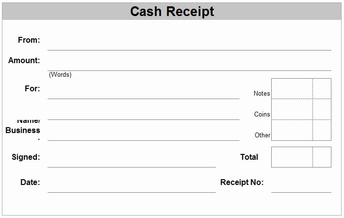 Cash Receipt format In Excel Awesome 6 Free Cash Receipt Templates Excel Pdf formats