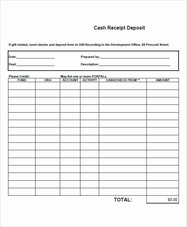 Cash Receipt format In Word Fresh 8 Cash Receipt Templates Free Sample Example format