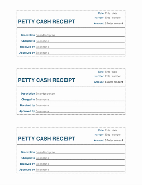 Cash Refund Receipt Template Best Of Petty Cash Receipt 3 Per Page