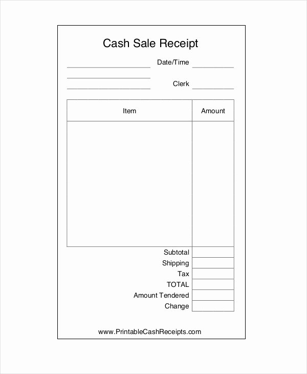 Cash Sale Receipt Template Word Beautiful Cash Receipt Template 15 Free Word Pdf Documents