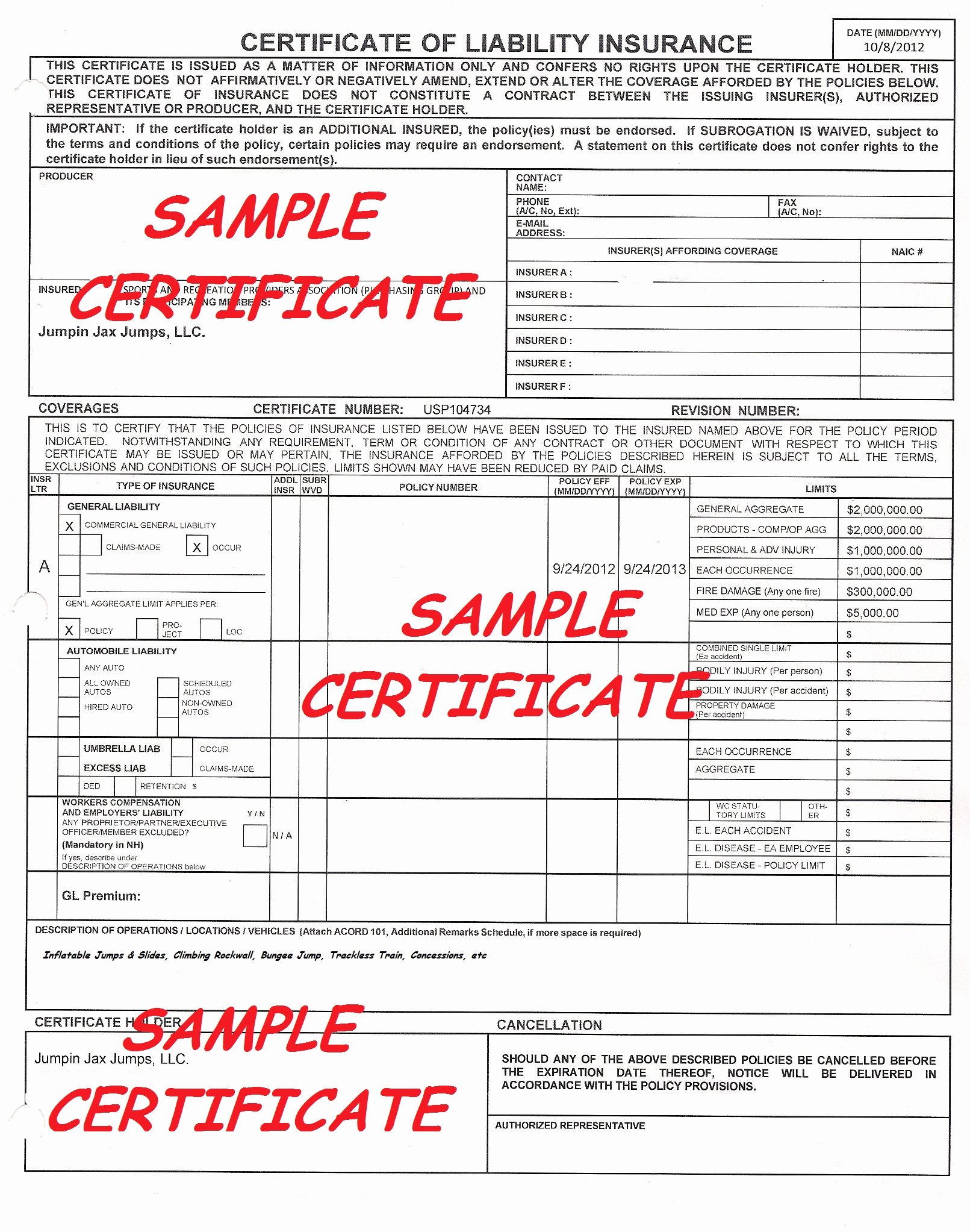 Certificate Of Insurance Tracking Template Beautiful Certificate Holder Insurance