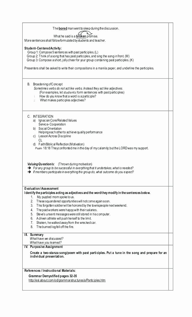 Cfi Lesson Plan Template Lovely Preschool Lesson Plan Templates Doc Excel Free Monthly