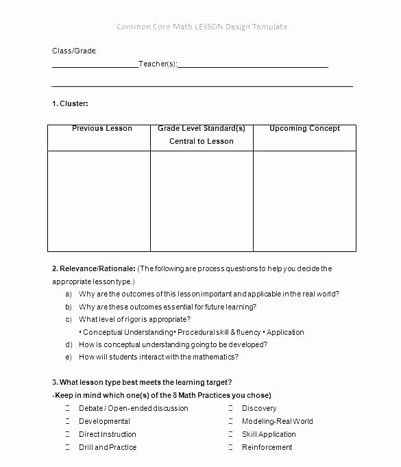Charlotte Danielson Lesson Plan Template Awesome High School Lesson Plan Template