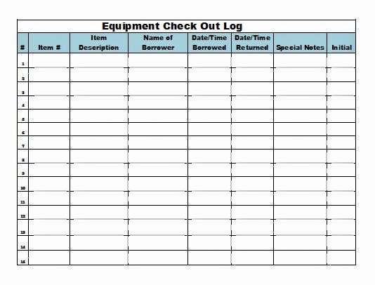 Check In Check Out Spreadsheet Luxury the Admin Bitch Download Equipment Check Out Log Template