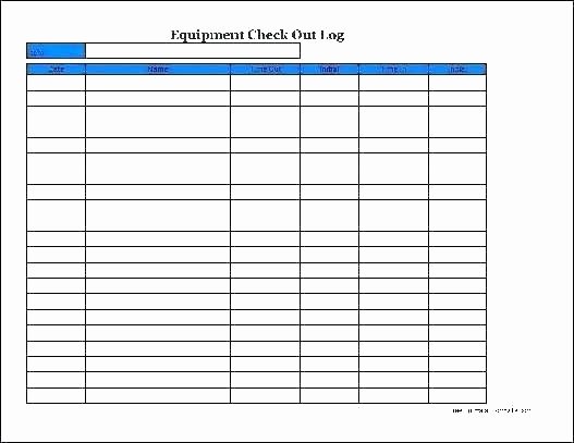Check In Check Out Template Best Of Printable Vehicle Maintenance Log Preventive Template