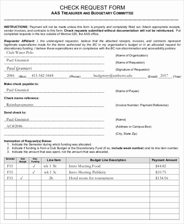 Check Template Filled Out Best Of Check Request form 11 Free Word Pdf Documents Download