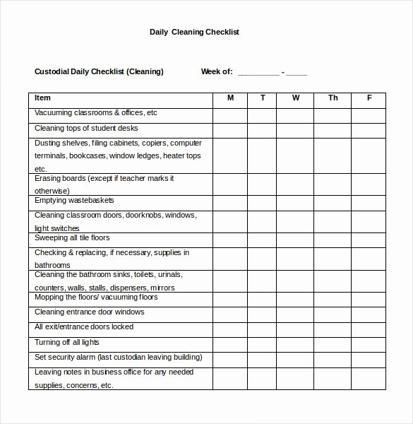 Check Template for Word Best Of 30 Word Checklist Template Examples In Word