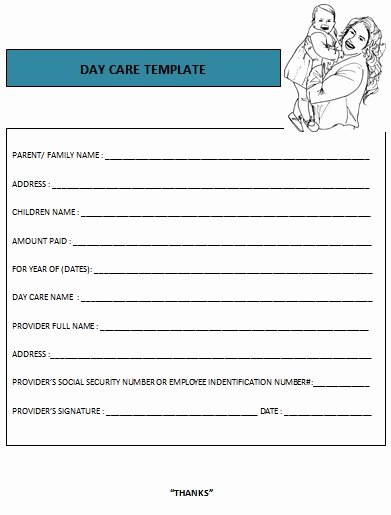 Child Care Payment Receipt Best Of 27 Day Care Invoice Template Collection Demplates
