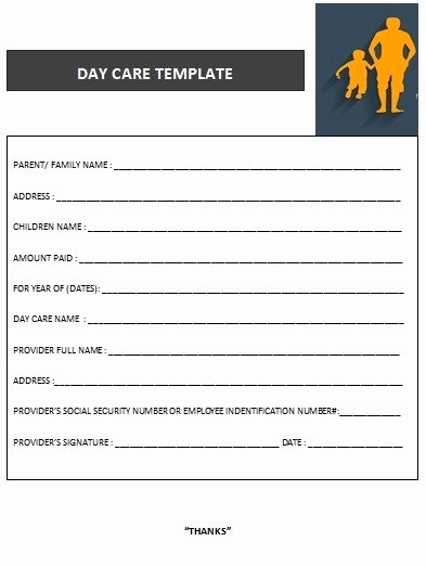 Child Care Receipt Template Best Of 27 Day Care Invoice Template Collection Demplates