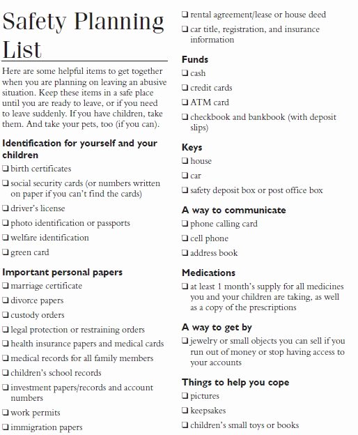 Child Safety Plan Template Best Of Safety assessment and Planning