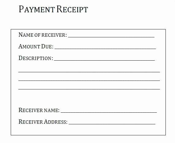 Child Support Receipt Template Fresh Template Receipt Payment Professional Payment Proof