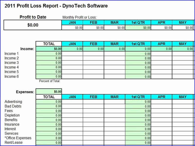 Cleaning Business Expenses Spreadsheet Luxury Profit Loss Report Spreadsheet 7 0 Screenshot