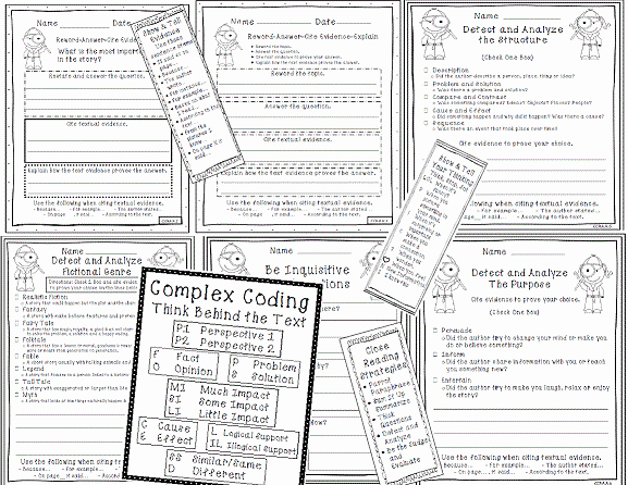 Close Reading Lesson Plan Template Awesome 24 7 Teacher Close Reading Freebie