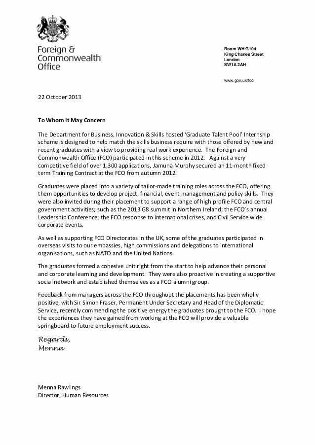 end of placement reference letter template with menna sign off 1