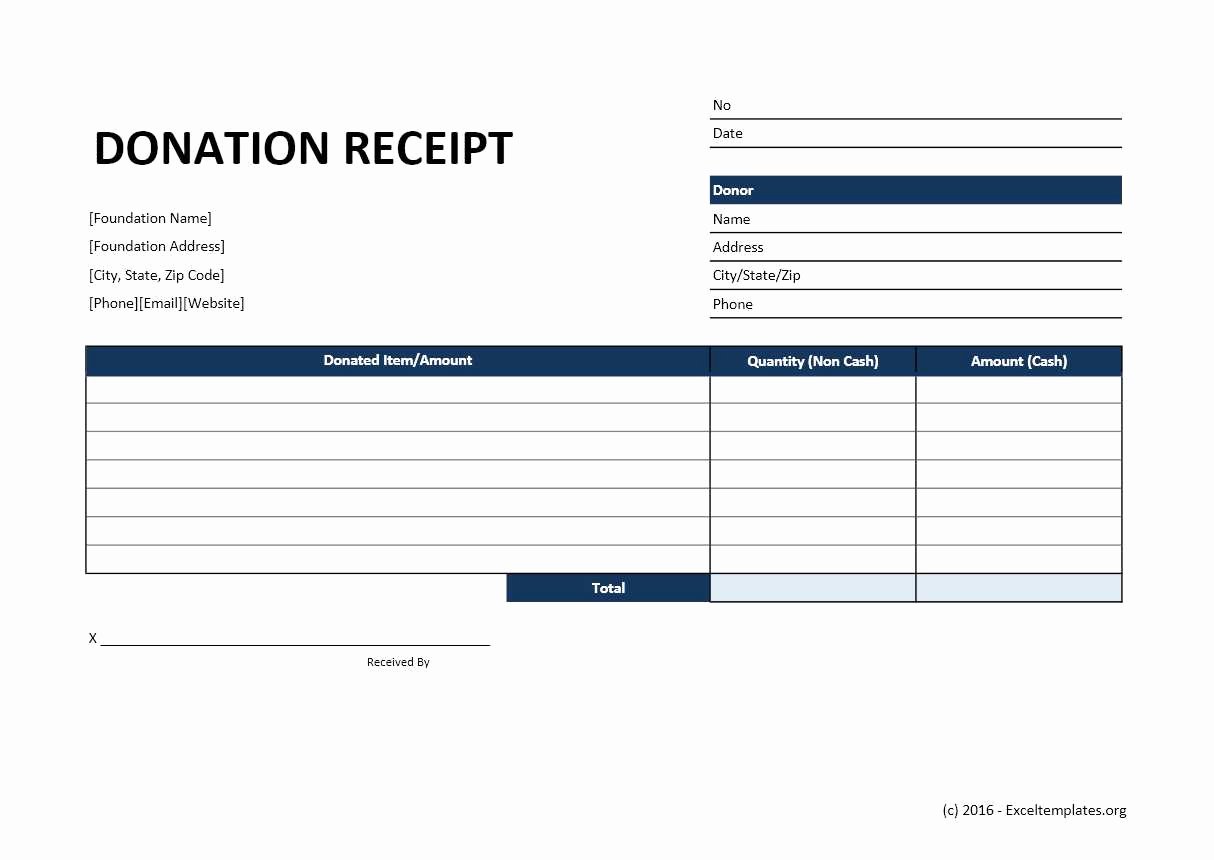 Clothing Donation Receipt Template Luxury Excel Charitable Donation Spreadsheet Spreadsheet Downloa