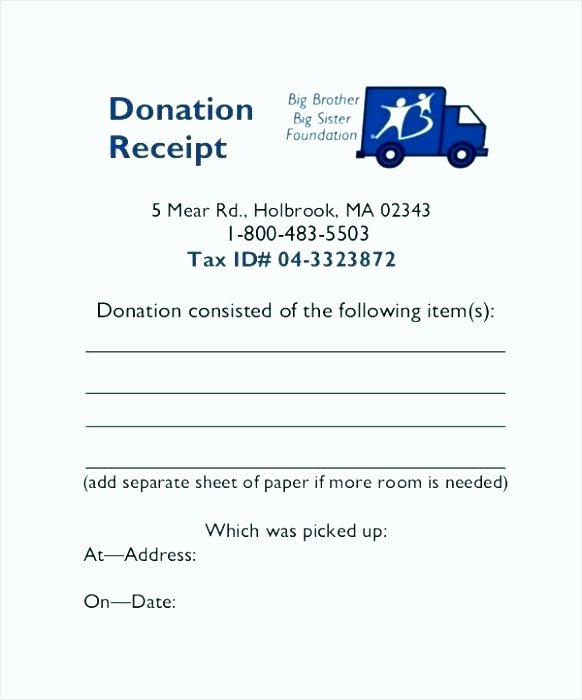 Clothing Donation Receipt Template New 8 Tax Deductible Receipt Template Tipstemplatess