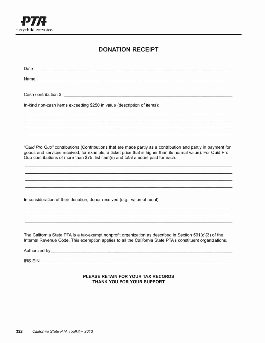 Clothing Donation Receipt Template Unique 20 Non Cash Charitable Contributions Donations Worksheet
