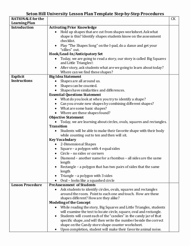 College Lesson Plan Template Inspirational Cdc Lesson Plan Floor Time 240