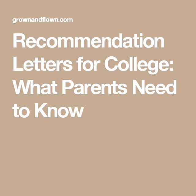 College Recommendation Letter From Parent Elegant Best 25 College Re Mendation Letter Ideas On Pinterest