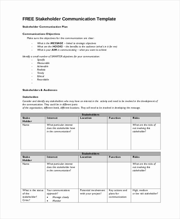Communications Plan Template Word New Munication Plan 11 Pdf Word Documents Download