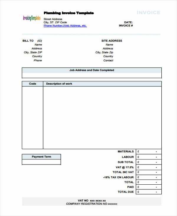 Contractor Cash Receipt Template