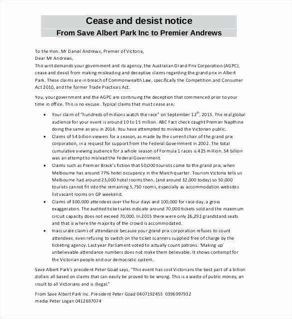 Copyright Cease and Desist Letter New Cease Desist Template Cease and Decease Letter Template