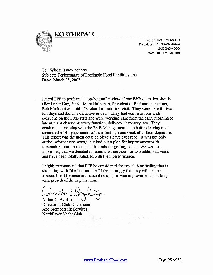 Country Club Recommendation Letter Lovely Letters Of Re Mendation – Page 2 – Profitable Food