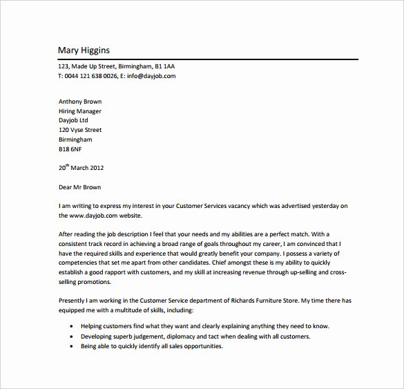 Cover Letter format Pdf Fresh 17 Professional Cover Letter Templates Free Sample