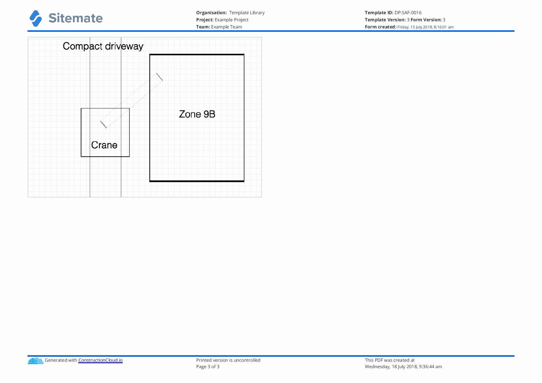 crane lift plan drawing