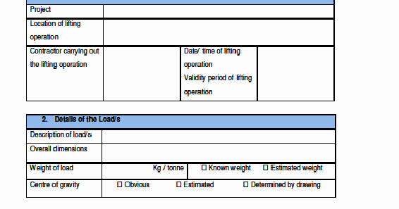  Crane Lift Plan Template Osha Polmuseum