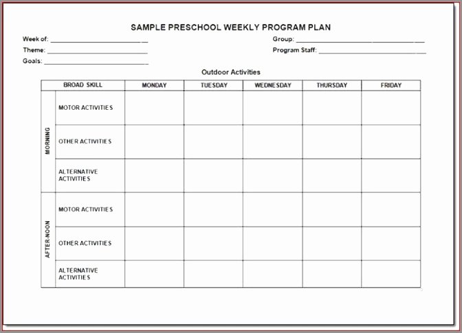 Creative Curriculum Lesson Plan Template Inspirational Sample toddler Lesson Plan Template Resume Template Sample