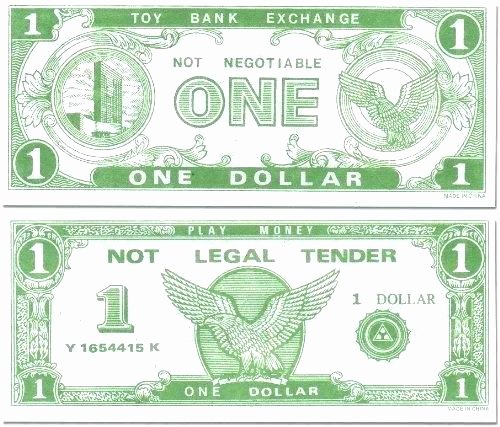 Customizable Fake Money Template Beautiful Editable Play Money Te Pretend to Print Free Fake Template