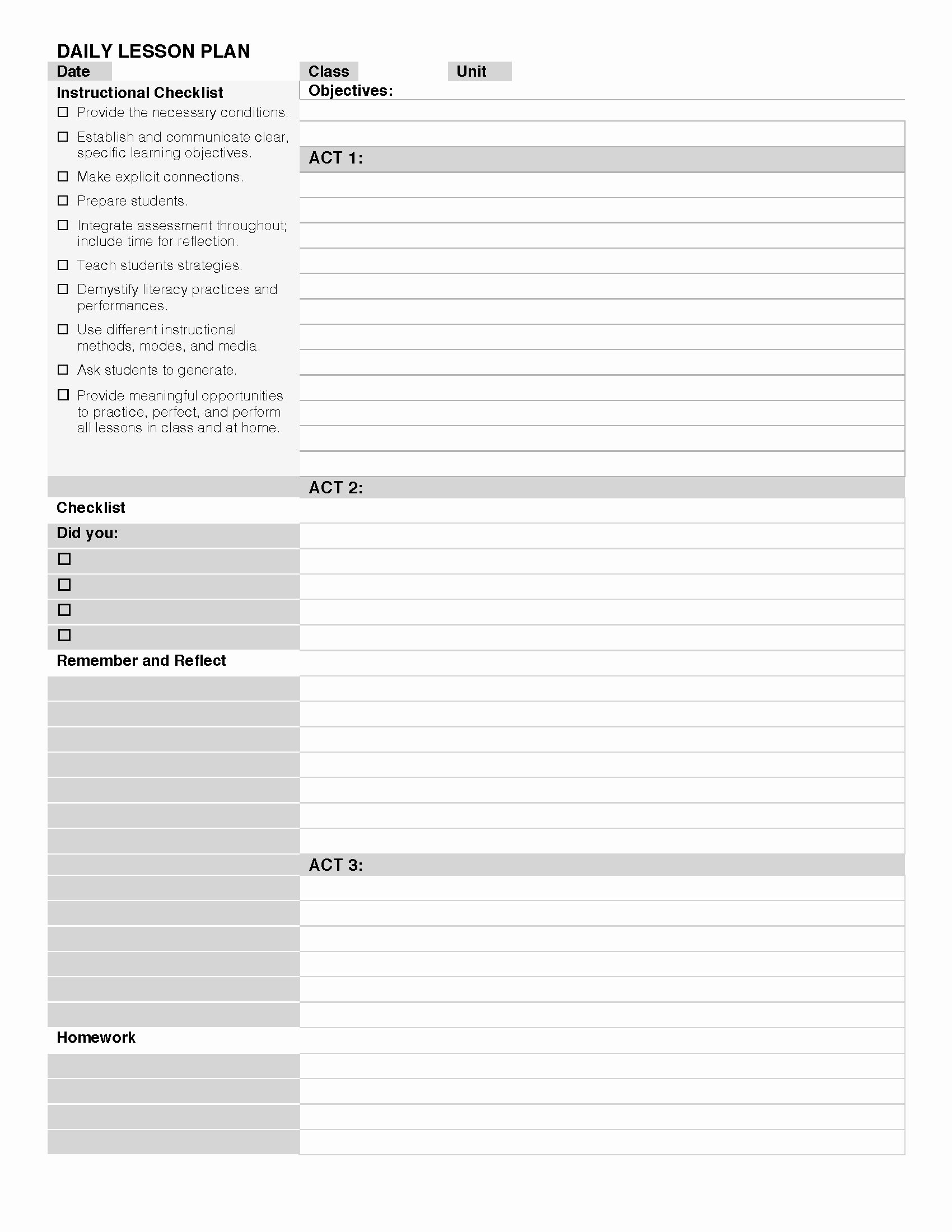 Daily Action Plan Template Beautiful A Guest Post From Jim Burke In Response to My Post On