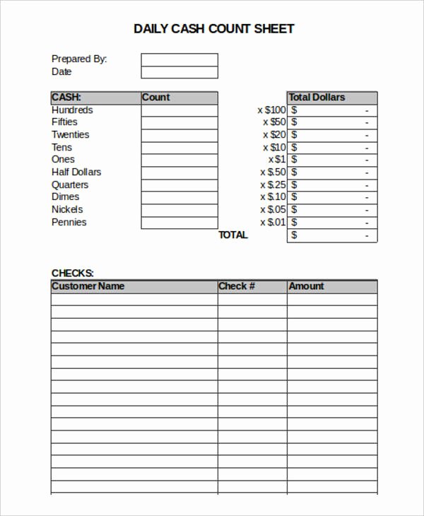 Daily Cash Sheet Template Excel Luxury 9 Daily Sheet Templates Free Word Pdf format Download