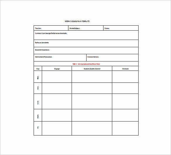 Dance Lesson Plan Template Best Of College Lesson Plan Template Word Dance Lesson Plan