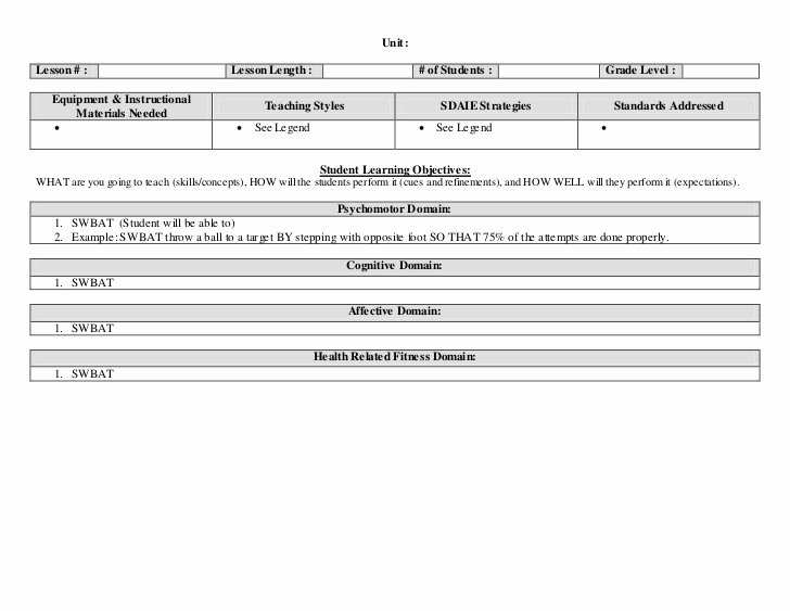 Danielson Lesson Plan Template New Lesson Plan Template 2c Markups
