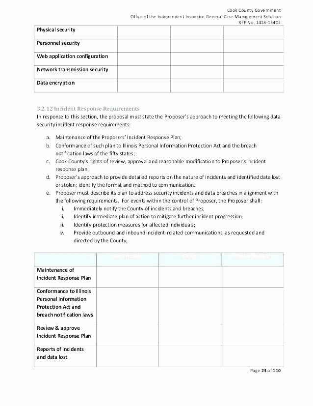 Data Breach Response Plan Template Unique Download by Small Business Security Plan Template 8