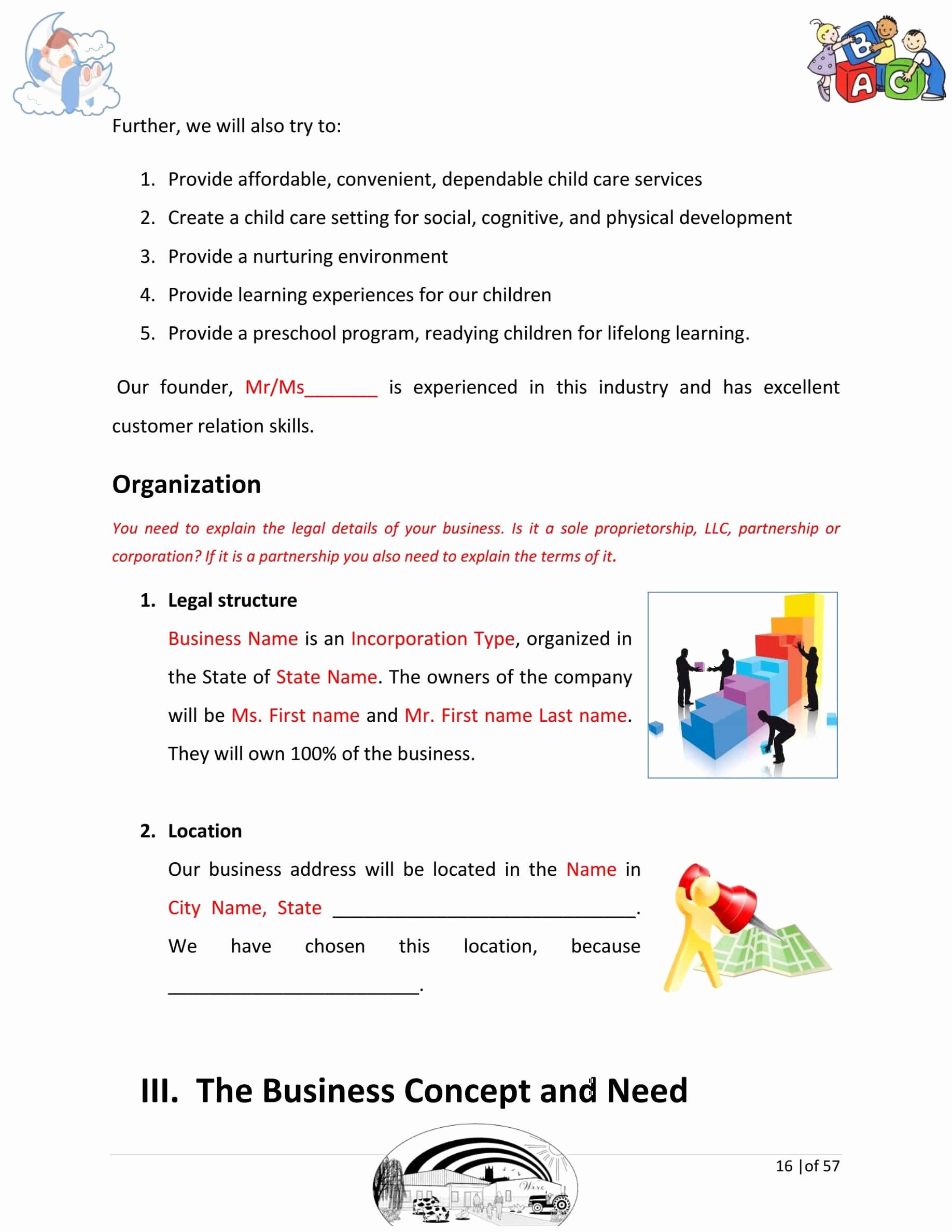 Daycare Business Plan Template Best Of Day Care Business Plan Template Sample Pages Black Box