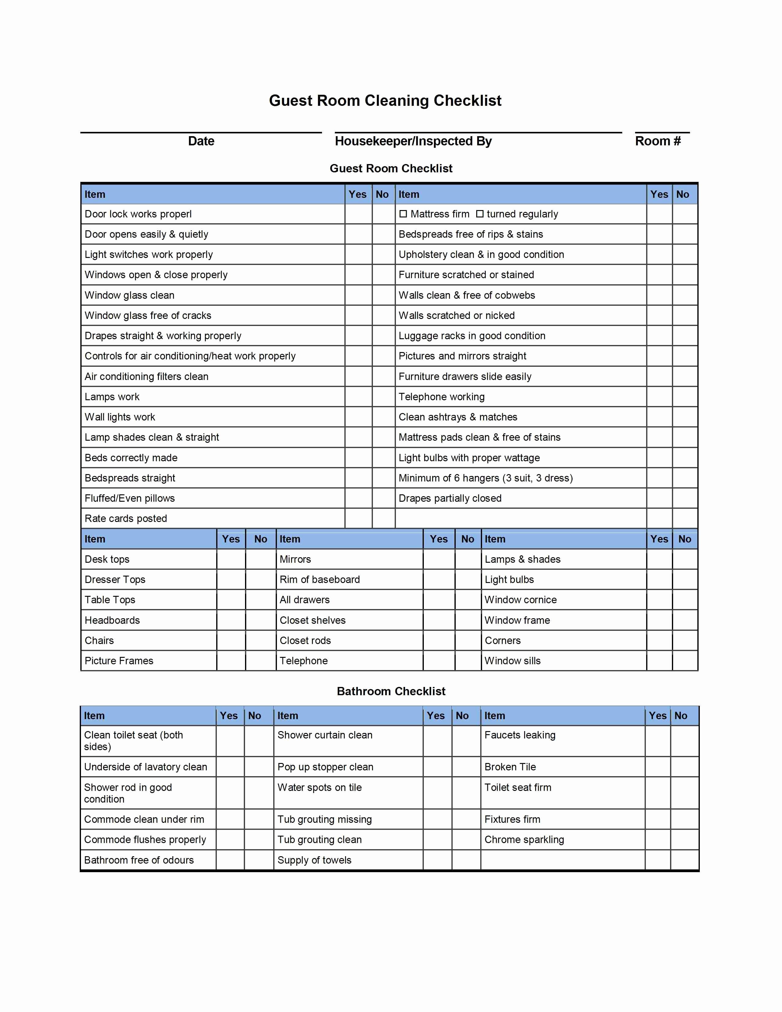 Daycare Cleaning Checklist Templates Fresh Hotel Room Cleaning Checklist Templates External House