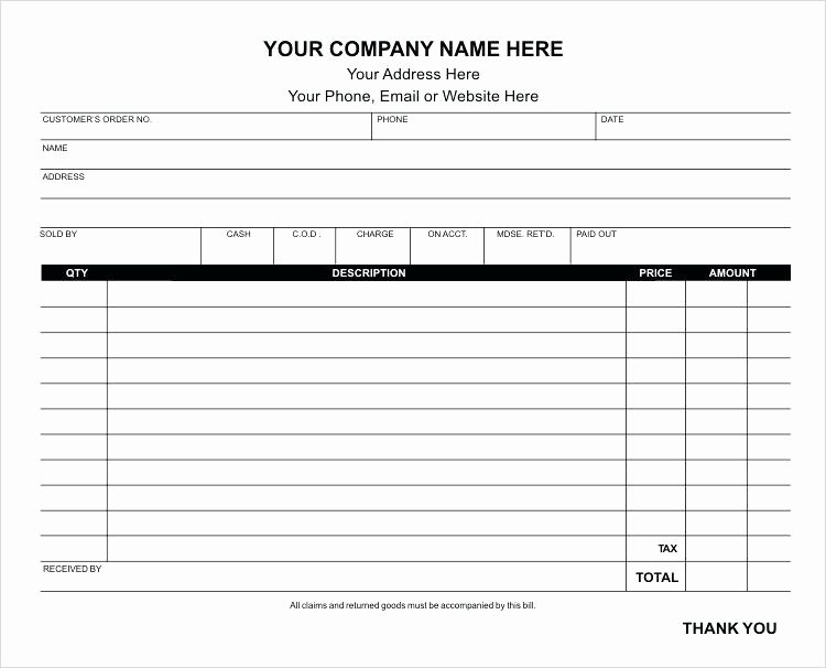 Design Your Own Receipt Book Beautiful Copy Of An Invoice Template
