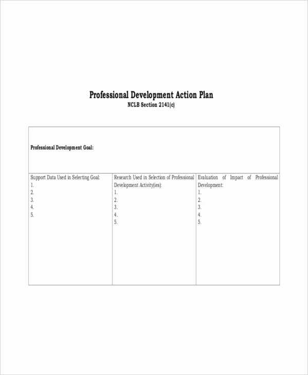 action plan template free