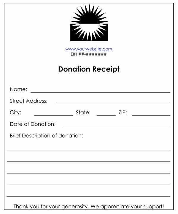 35 Donation Receipt Template For 501c3 Hamiltonplastering