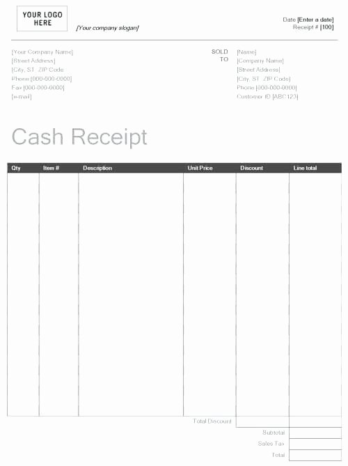 Donation Receipt Template Google Docs Awesome Cash Receipt Template Cash Receipt Template Cash Receipt