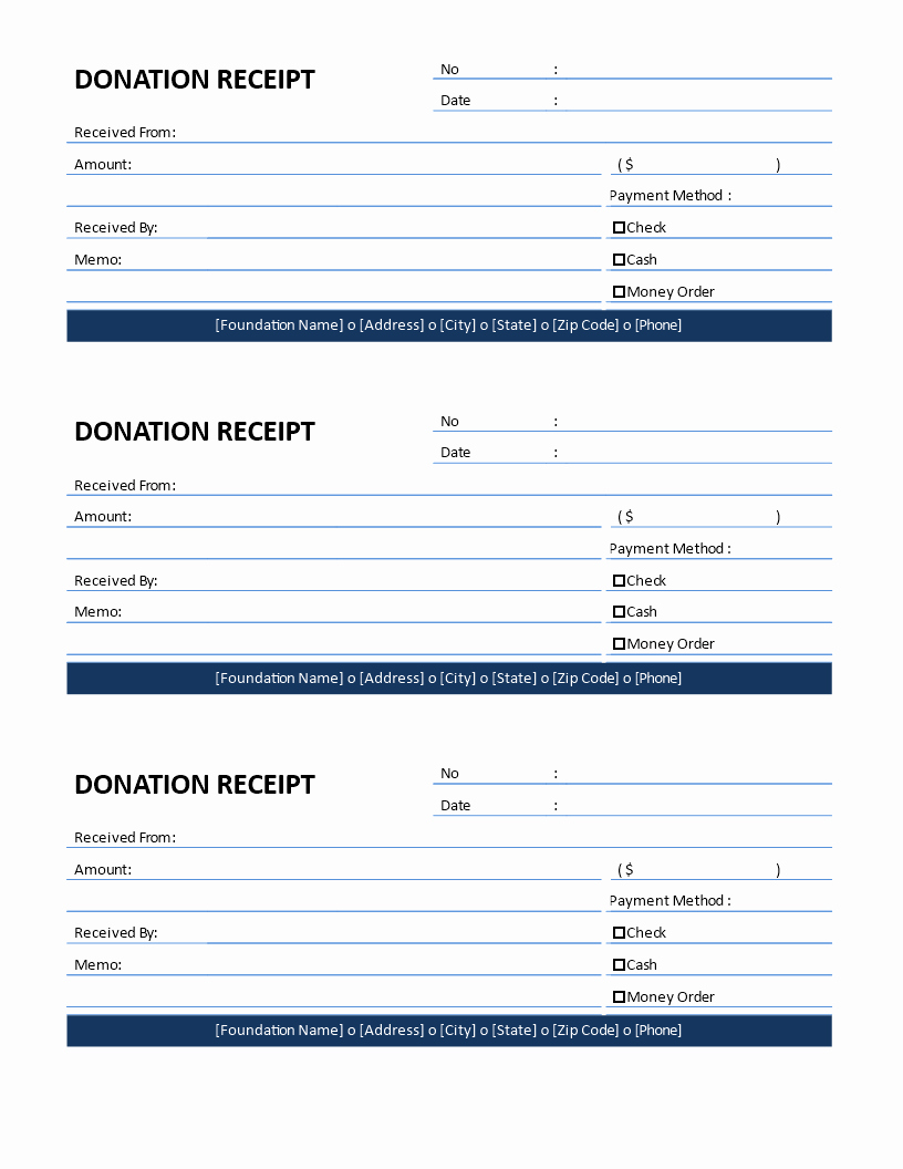 Donation Receipt Template Google Docs Beautiful Free Non Profit Donation Receipt for Cash Donation