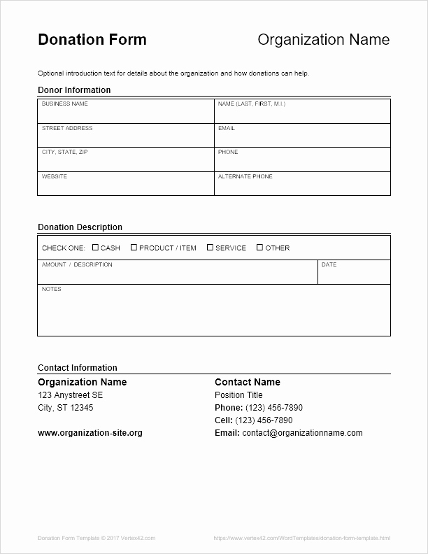 Donation Receipt Template Google Docs New Google Docs Fillable form