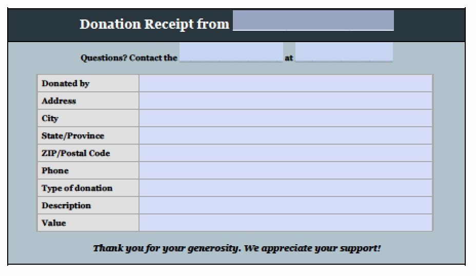 Donation Receipt Template Pdf Elegant Free Donation Invoice Template Receipt Excel