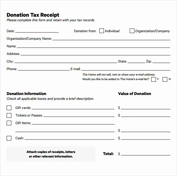 Donation Tax Receipt Template Beautiful 20 Donation Receipt Templates Pdf Word Excel Pages