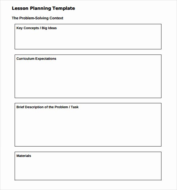 Downloadable Lesson Plan Template Best Of 8 Kindergarten Lesson Plan Templates for Free Download
